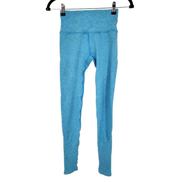 Alphalete Pants - Alphalete Revival High Rise Baby Blue Seamless Workout Leggings Size Small